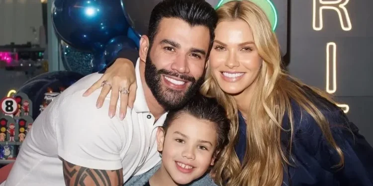 1 de 10 Gusttavo Lima e Andressa Suita comemoraram o aniversário de 8 anos de seu primeiro filho, Gabriel • Instagram/Gusttavo Lima