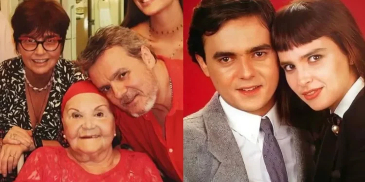 Lidia Brondi e Cássio Gabus Mendes viveram Solange e Afonso na 1ª versão da novela  • Reprodução/TV Globo