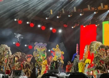 São João da Thay com tema "Somos Amazônia", com referência a ligado a Conferência das Nações Unidas sobre as Mudanças Climáticas de 2025 (COP30) • Mariana Valbão/CNN Brasil