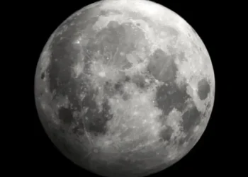 Projeto Bate-Papo Astronômico realiza registro da Lua Cheia nesta noite gelada de terça-feira para quarta-feira, em Santa Maria, RS • Projeto Bate-Papo Astronômico