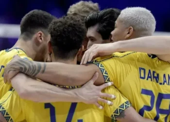 O Brasil venceu o Irã na estreia da Liga das Nações de Vôlei • Divulgação/CBV