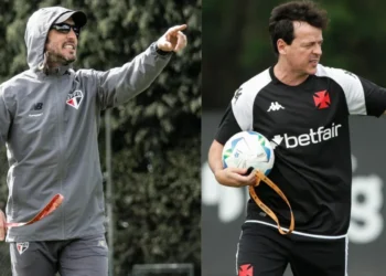 Luis Zubeldía e Fernando Diniz se enfrentam no Brasileirão • Fotos: Erico Leonan / São Paulo FC e Matheus Lima/ Vasco