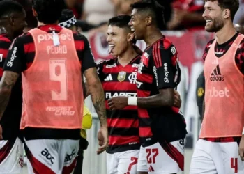 O Flamengo é o líder do Campeonato Brasileiro • Gilvan de Souza/Flamengo