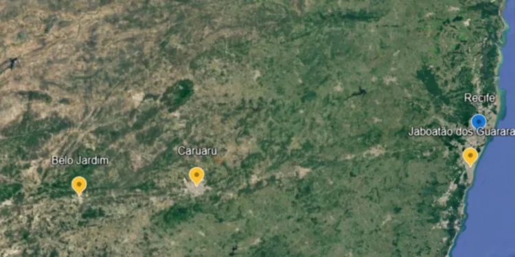 Três tremores são registrados em Pernambuco em menos de 2h