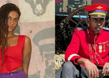 Ayla Gabriela e Seu Jorge caracterizados para "Geni e o Zepelim" • Dan Behr