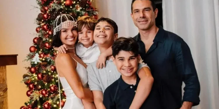 Isis Valverde parabeniza enteado, filho de Wanessa Camargo e Marcus Buaiz