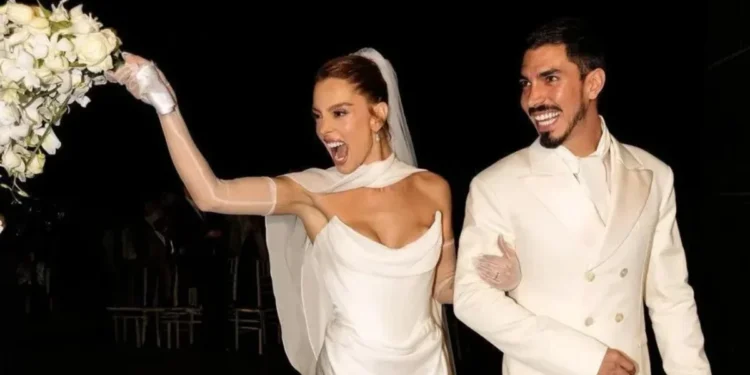 Giovanna Lancellotti e Gabriel David se casaram no Cristo Redentor • Instagram/Giovanna Lancellotti