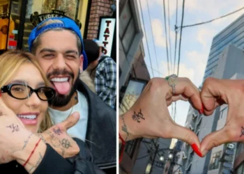 Virginia Fonseca e Zé Felipe tatuaram símbolo que significa "amor" antes do término • Instagram/Virginia