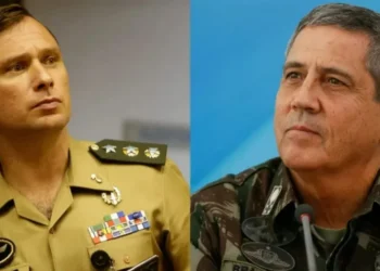 Mauro Cid e Braga Netto • DIDA SAMPAIO/ESTADÃO CONTEÚDO/Beto Barata/PR