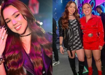 Júlia Ribeiro exibe anel de noivado com Mari Fernandez • Leo Franco/ AgNews