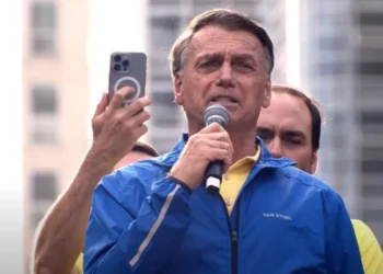 Bolsonaro em ato na Paulista • Reprodução: Youtube/Silas Malafaia