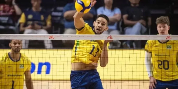 Itália x Brasil na Liga das Nações Masculina de vôlei: onde assistir e horário