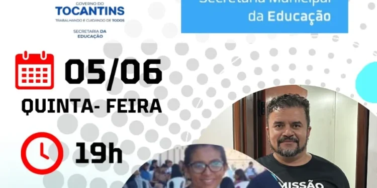  Representantes dos concursos da Seduc e Semed participam de Live do Sintet Palmas nesta quinta-feira (5)