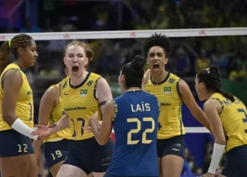 Brasil x EUA na Liga das Nações VNL (Foto: André Durão)