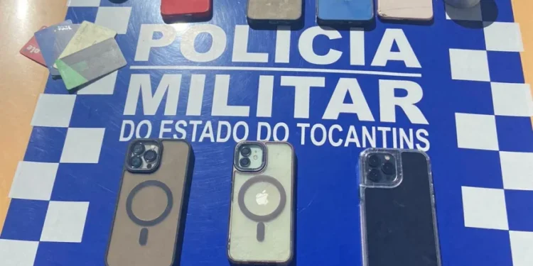 PM recupera celulares furtados e prende casal por receptação em Gurupi