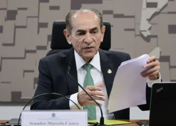 O senador Marcelo Castro (MDB-PI) • 05/03/2024 - Pedro França/Agência Senado