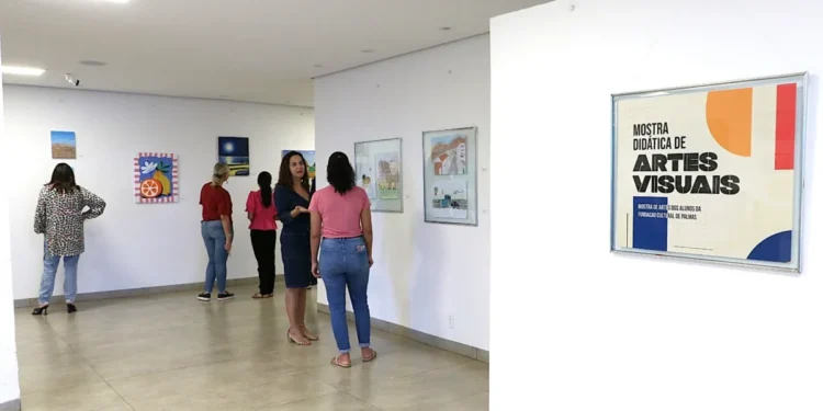 Prefeitura de Palmas expõe desenhos e pinturas de alunos da Fundação Cultural em Mostra Didática de Artes Visuais