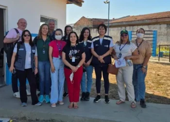 Equipes de saúde em atuação na cidade de Campos Lindos - Divulgação SES-TO