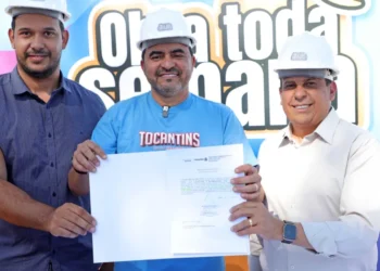 Governador Wanderlei Barbosa assina ordem de serviço e inicia construção de Escola de Tempo Integral avaliada em R$ 20 milhões na área do antigo Caic 