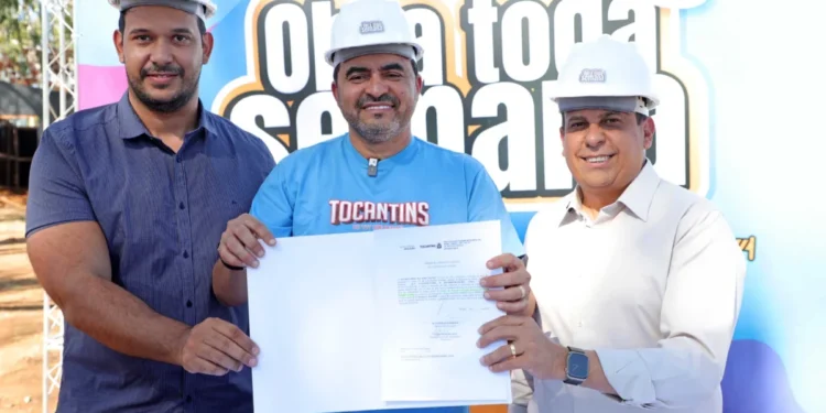 Governador Wanderlei Barbosa assina ordem de serviço e inicia construção de Escola de Tempo Integral avaliada em R$ 20 milhões na área do antigo Caic 