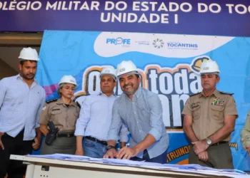 Assinatura da Ordem de Serviço marca o início de mais uma obra para fortalecer a educação no Tocantins  - Antonio Gonçalves/Governo do Tocantins