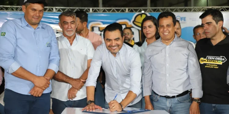 Com investimento de R$ 1,4 milhão, governador Wanderlei Barbosa assina Ordem de Serviço para reforma de escola em Recursolândia