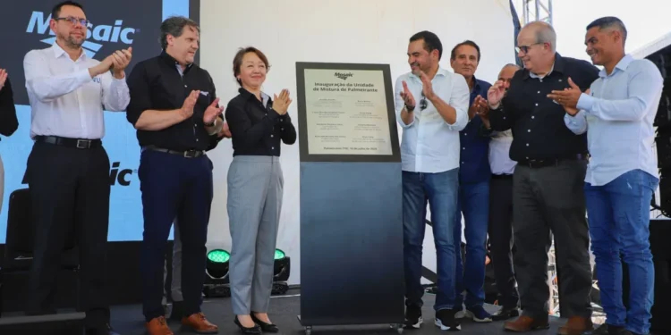 Em Palmeirante, governador Wanderlei Barbosa participa da inauguração de empresa de fertilizantes que investiu mais de R$ 400 milhões no Tocantins