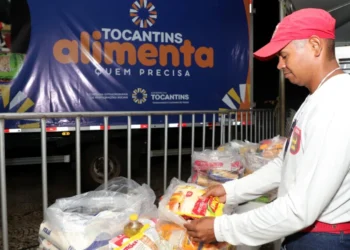 Governo do Tocantins realiza ação de arrecadação de alimentos no Taquaruçu Fest