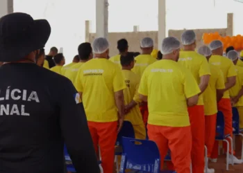 Cerimônia de entrega de certificados contou com a presença de custodiados e autoridades - Créditos: Danilo Rodrigues/Governo do Tocantins