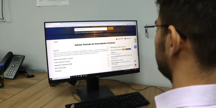 Emissão de Atestado de Antecedentes Criminais passa a ser gratuita no Tocantins