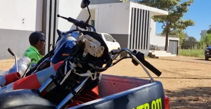 Fiscalização flagra motocicleta com placa adulterada em Palmas