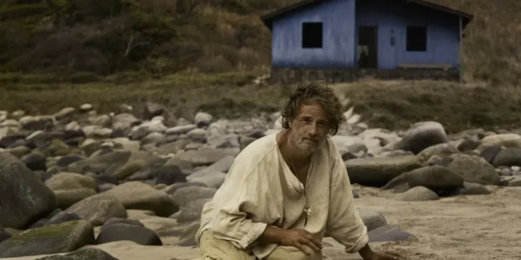 Rodrigo Santoro aparece caracterizado em fotos de “O Filho de Mil Homens”