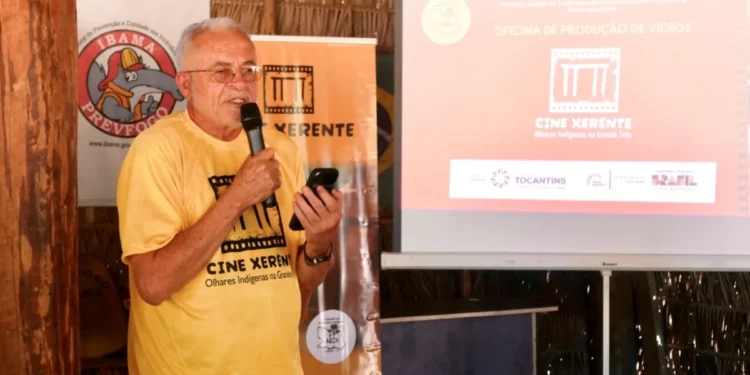 Secretário de Estado da Cultura, Tião Pinheiro, destaca ações do Governo do Tocantins que impulsionam o audiovisual tocantinense. - Créditos da foto: Elton Abreu