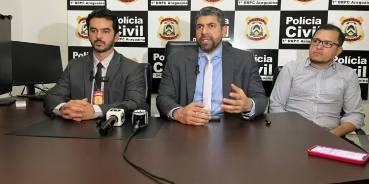 Polícia Civil detalha investigação que levou a prisão de suspeita de assassinar empresário em Araguaína.
