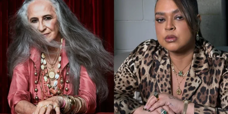 Maria Bethânia dá adeus a Preta Gil com cliques antigos: “Imenso silêncio”