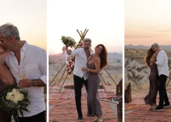 Otaviano Costa e Flávia Alessandra renovaram os votos de casamento na Capadócia, na Turquia • Instagram/Otaviano