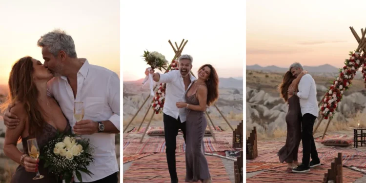 Otaviano e Flávia Alessandra renovam votos de casamento na Capadócia