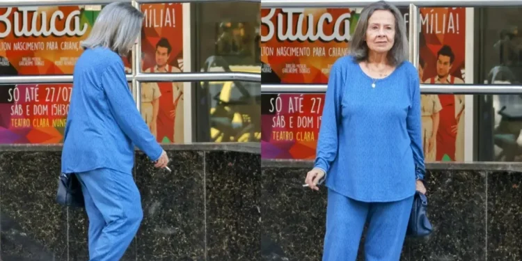 Débora Duarte é flagrada passeando pelas ruas do RJ; veja como ela está