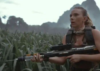 Scarlett Johansson em "Jurassic World: Recomeço" • Divulgação/Universal Pictures