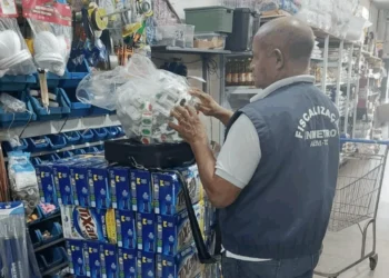 Em ação de fiscalização, Agência de Metrologia apreende mais de 210 produtos irregulares no comércio