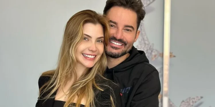 Fernando Zor e Lara Bissi em foto de 2024  • Instagram/Fernando Zor