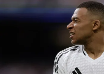 Kylian Mbappé, do Real Madrid • Maria Gracia Jimenez/Soccrates/Getty Images