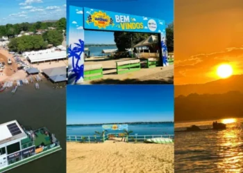 Luau e shows agitam Praia de Porto Franco do Araguaia neste sábado, 12, e domingo, 13