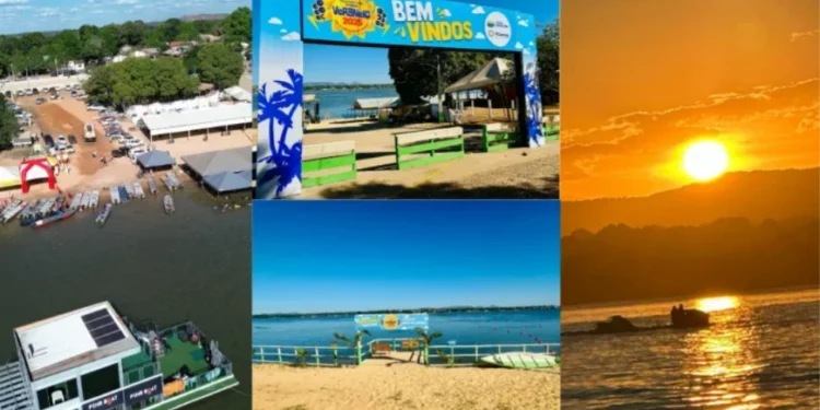 Luau e shows agitam Praia de Porto Franco do Araguaia neste sábado, 12, e domingo, 13