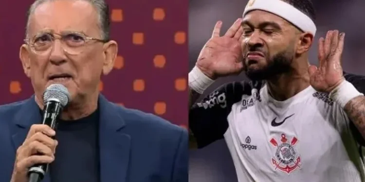 Galvão Bueno reage a lance de Memphis e detona: “Bobão”