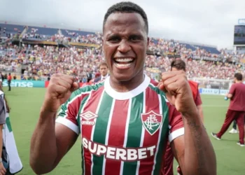 Arias vibra com classificação do Fluminense no Mundial • MARCELO GONÇALVES / FLUMINENSE F.C.