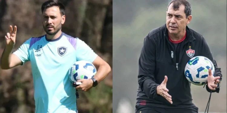 Com técnicos novos, Botafogo e Vitória se enfrentam pelo Brasileirão