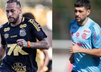 Em situações opostas, Santos e Flamengo se enfrentam pelo Brasileirão