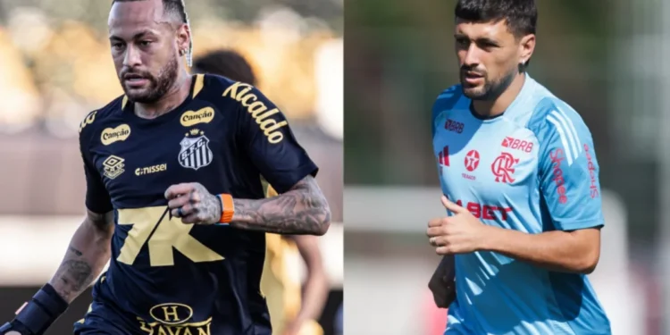 Em situações opostas, Santos e Flamengo se enfrentam pelo Brasileirão