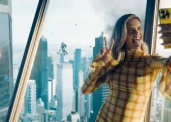 Sara Sampaio como Eve Teschmacher em "Superman" • Divulgação